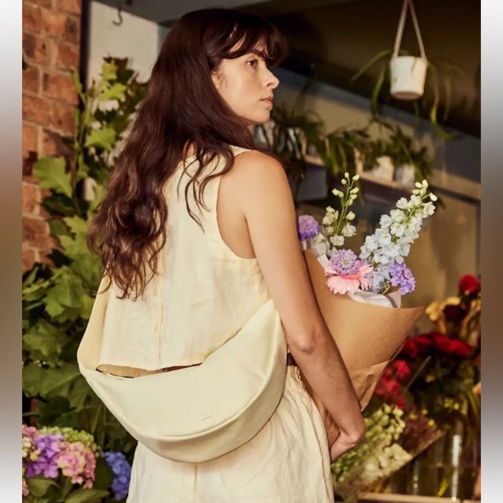 JULY Beige/ Grey Crossbody Bag